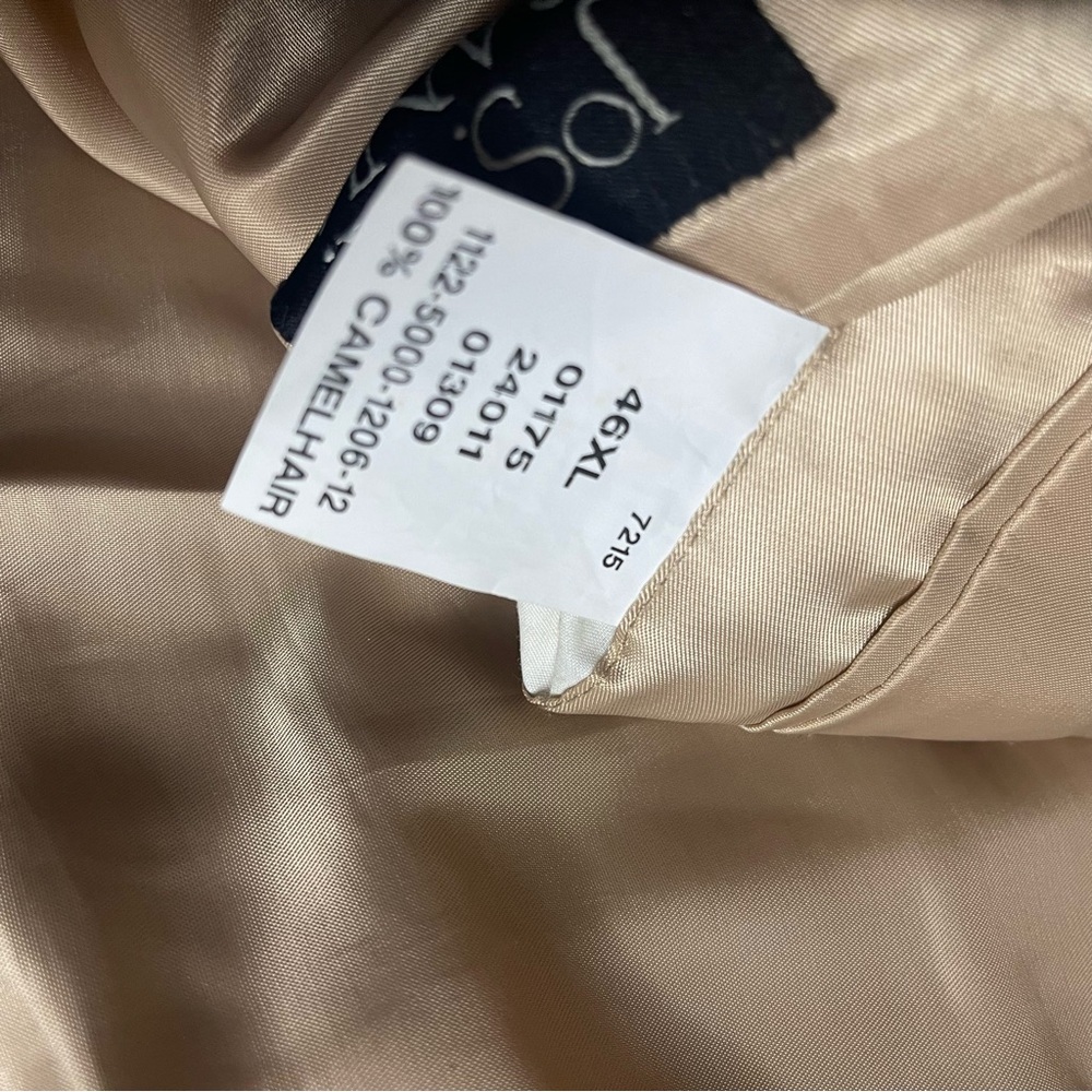 Jos A Bank 100% Camel Hair Blazer Jacket Sport Coat Men's 46XL Beige Tan - Picture 6 of 12